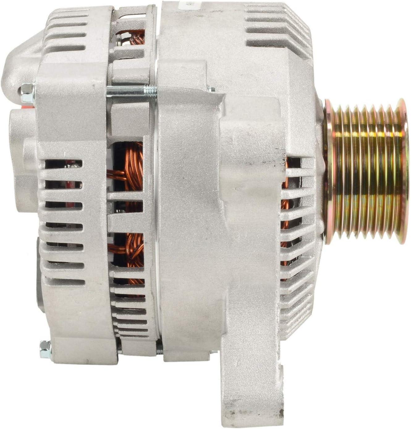 imageBOSCH AL7547N 100 New Alternator  Compatible with Select Ford Crown Victoria E150 E250 E350 E450 Expedition F150 F250 F450 Lincoln Navigator Town Car Mercury Cougar 130 Amp