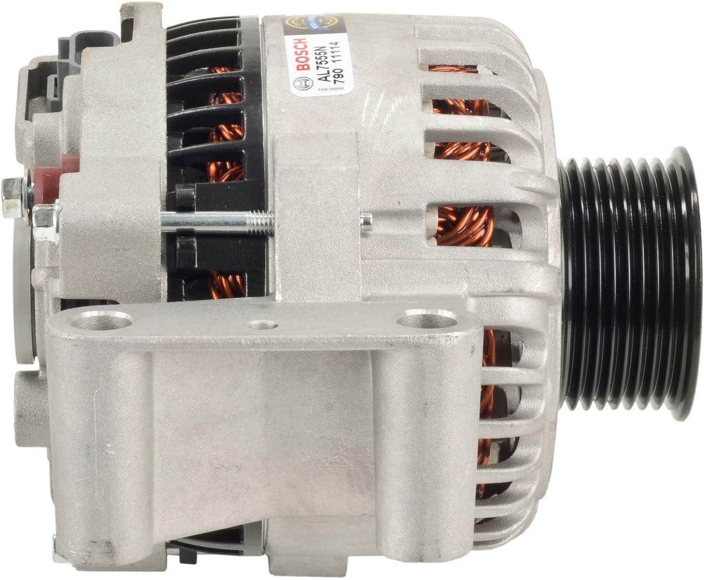 imageBOSCH AL7555N Premium 100 New Alternator  Compatible with Select Ford Excursion E350 E450 E550 F250 Super Duty F350 F450 F550 110 Amp