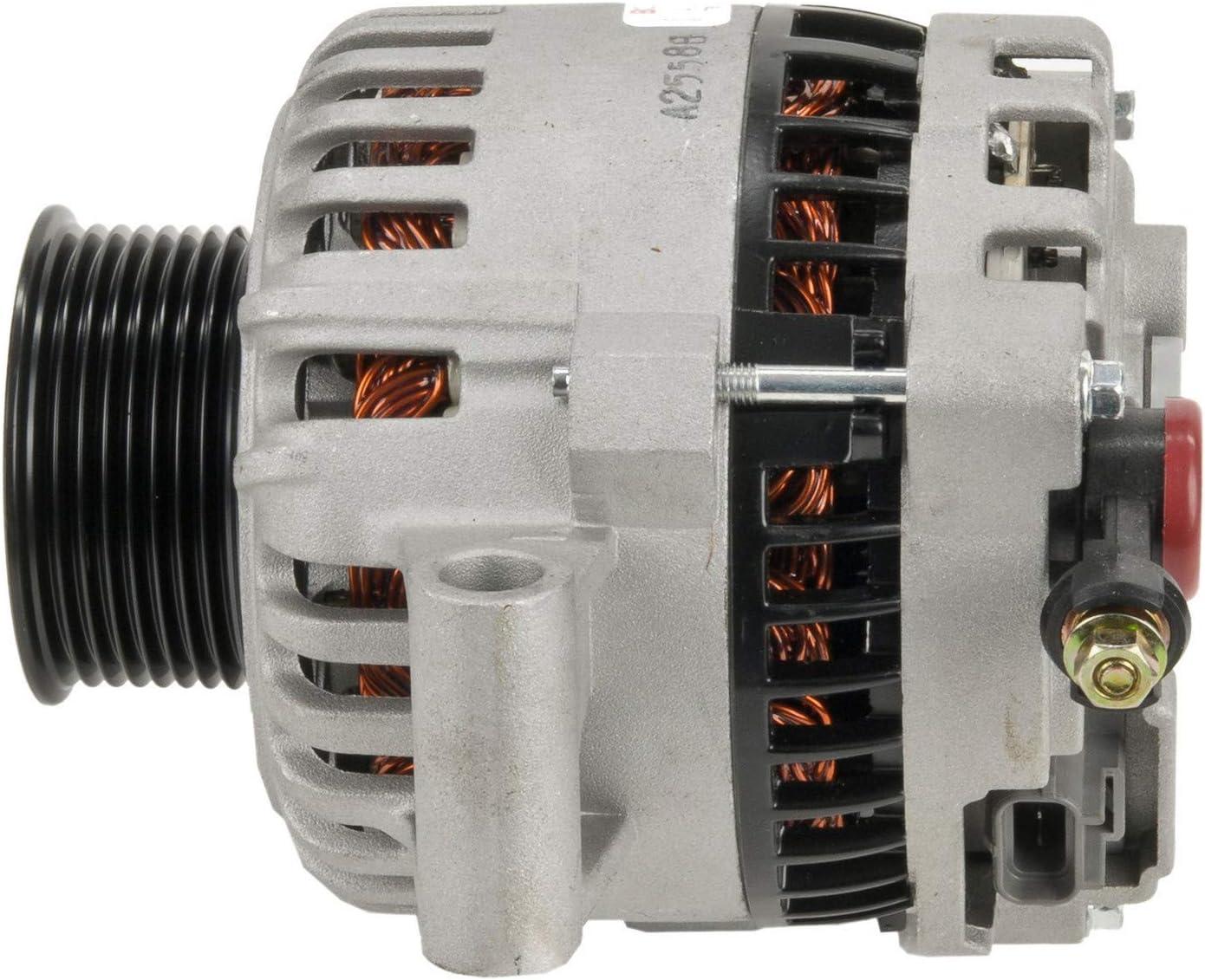 imageBOSCH AL7577N Premium 100 New Alternator  Compatible with Select Ford F250 Super Duty F350 Super Duty F450 Super Duty F550 Super Duty 110 Amp