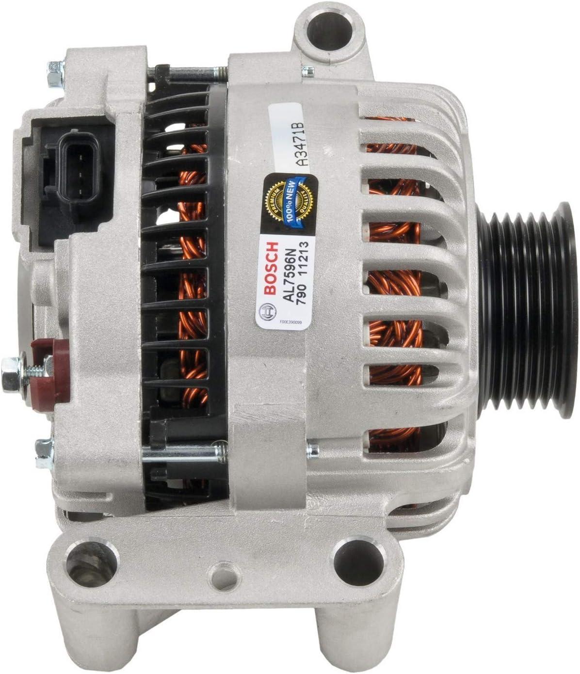 imageBOSCH AL7596N Premium 100 New Alternator  Compatible with Select Ford Escape Mazda Tribute 110 Amp