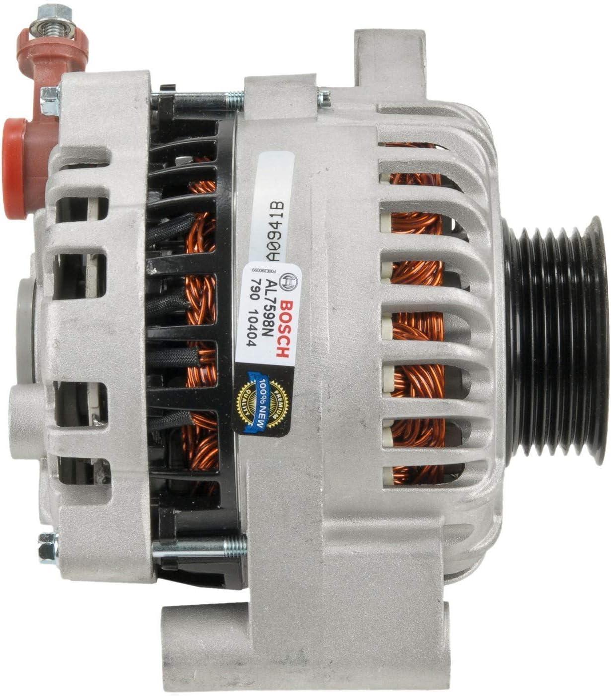 imageBOSCH AL7598N Premium 100 New Alternator  Compatible with Select Ford Mustang 110 Amp