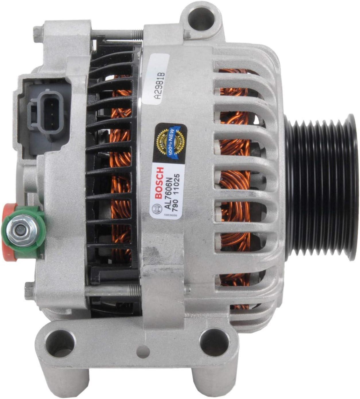 imageBOSCH AL7606N Premium 100 New Alternator  Compatible with Select Ford E450 Super Duty F450 Super Duty F550 Super Duty 135 Amp
