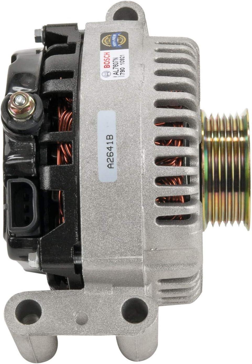 imageBOSCH AL7607N Premium 100 New Alternator  Compatible with Select Ford F550 Super Duty 110 Amp