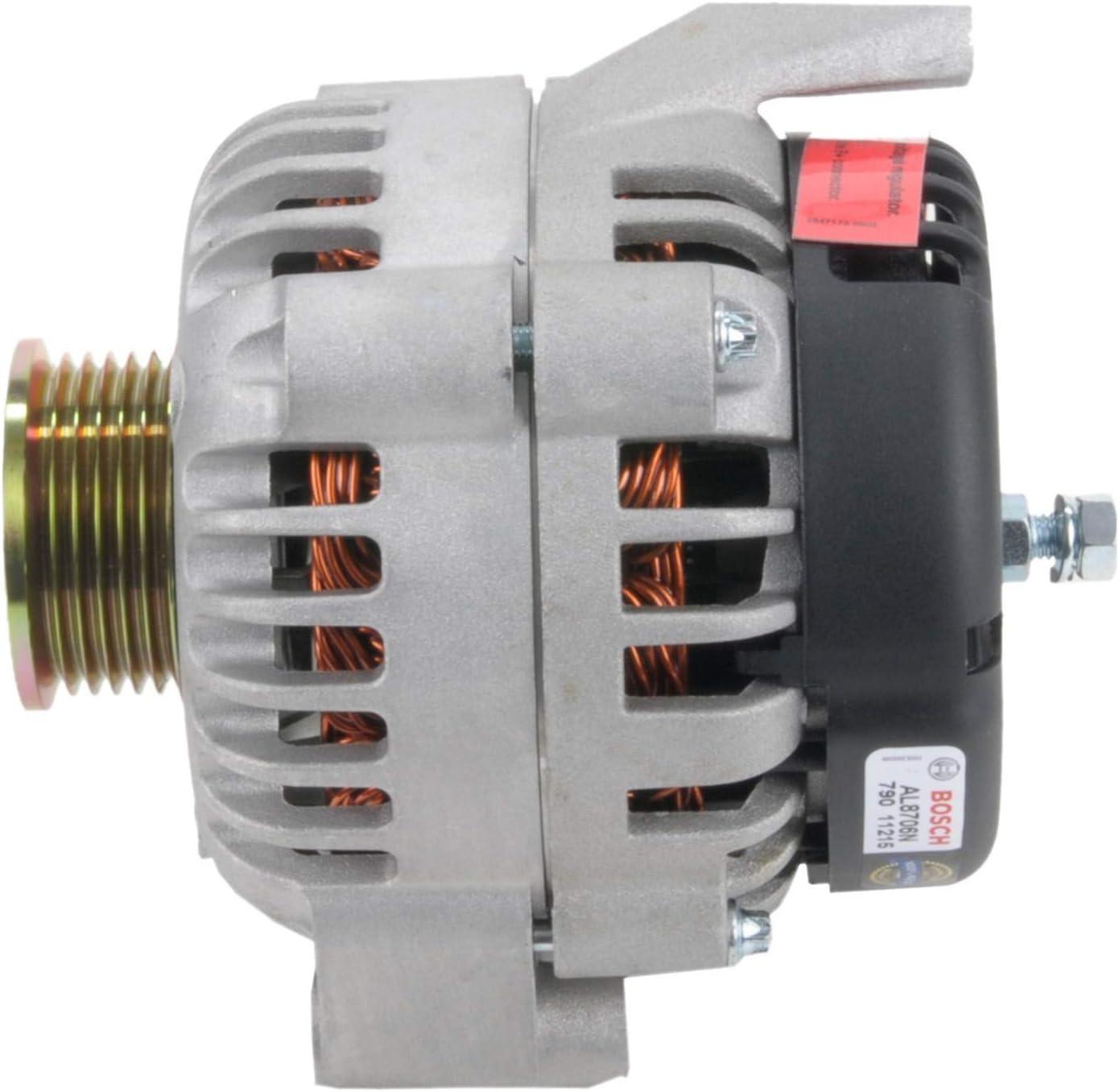 imageBOSCH AL8706N Premium New Alternator  Compatible with Select Chevrolet Astro Blazer CK Trucks Express S10 Suburban GMC CK Trucks S15 Safari Savana Sonoma Suburban Yukon More 100 Amp