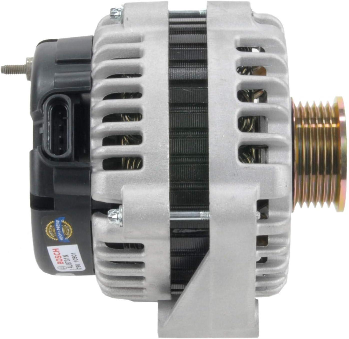 imageBOSCH AL8731N Premium 100 New Alternator  Compatible with Select Cadillac Escalade Chevrolet Avalanche Silverado Suburban Tahoe GMC Sierra Yukon Yukon XL 145 Amp