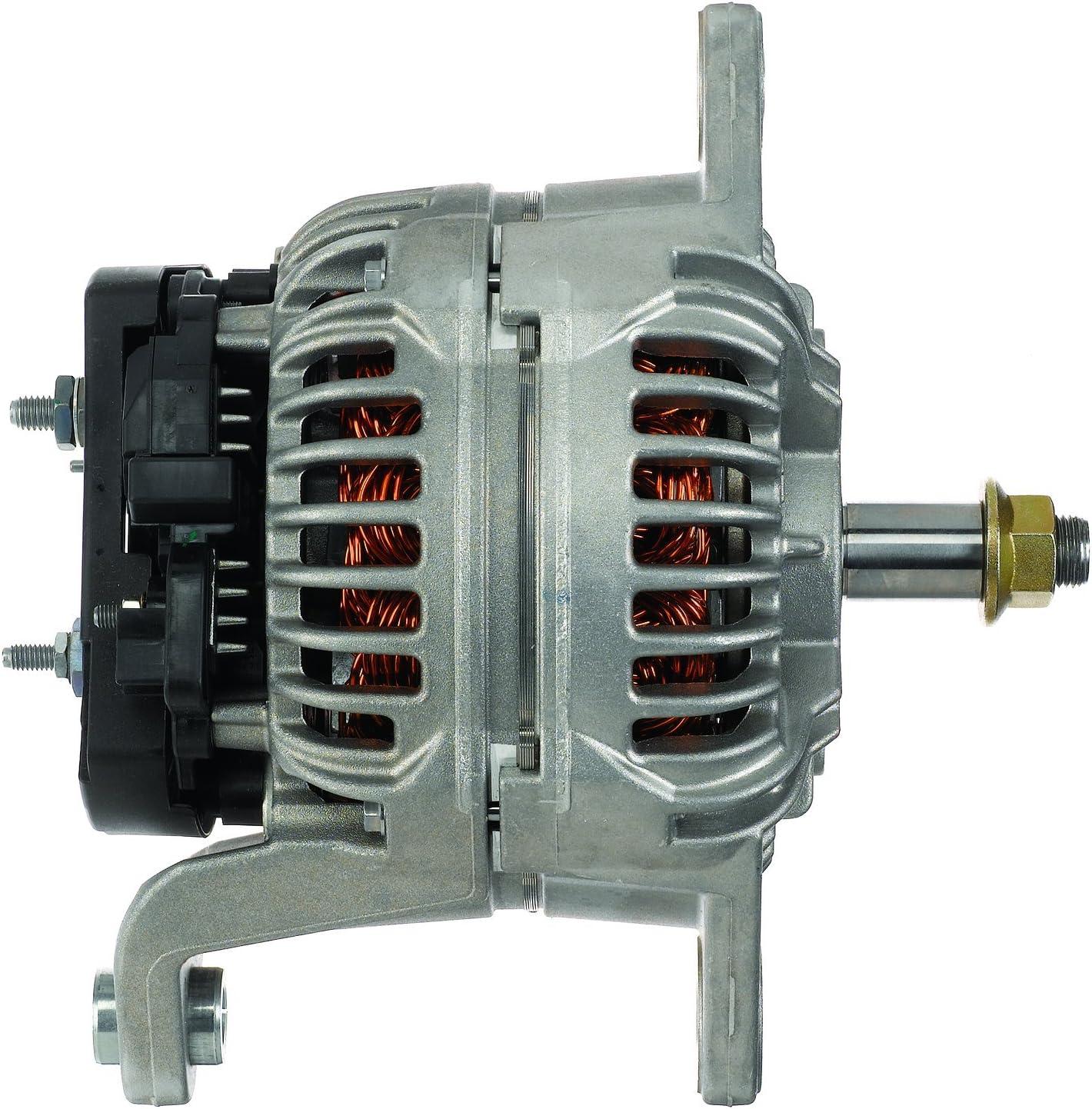 imageBOSCH AL9963SB Premium 100 New Alternator  Compatible with Select Chevrolet Ford Freightliner GMC Hino International Kenworth Mack Peterbilt Sterling Volvo Western Star White 200 Amp