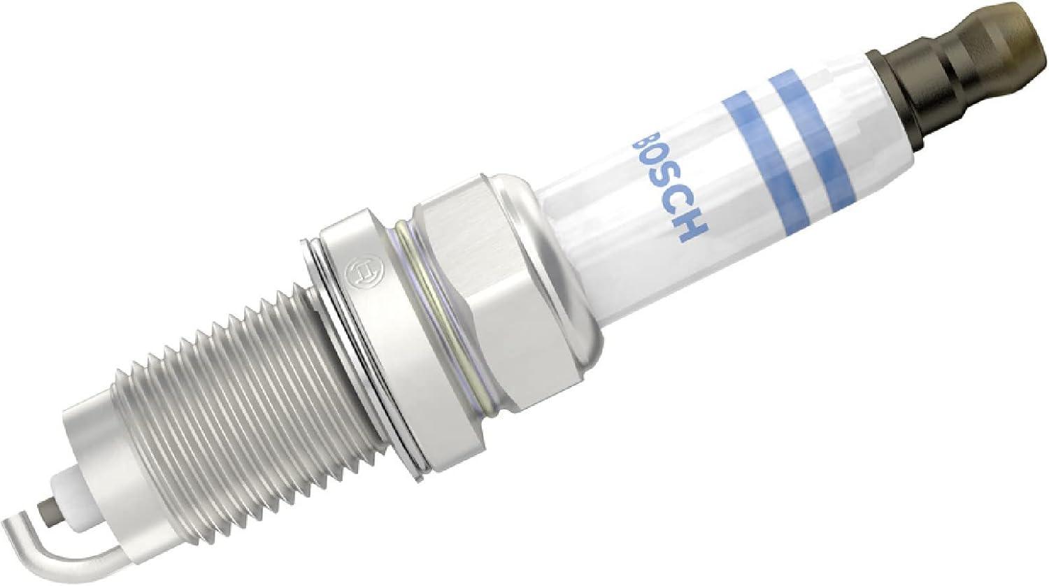 imageBOSCH FR7HE02 Copper with Nickel Spark Plug  Single1 Count Pack of 1