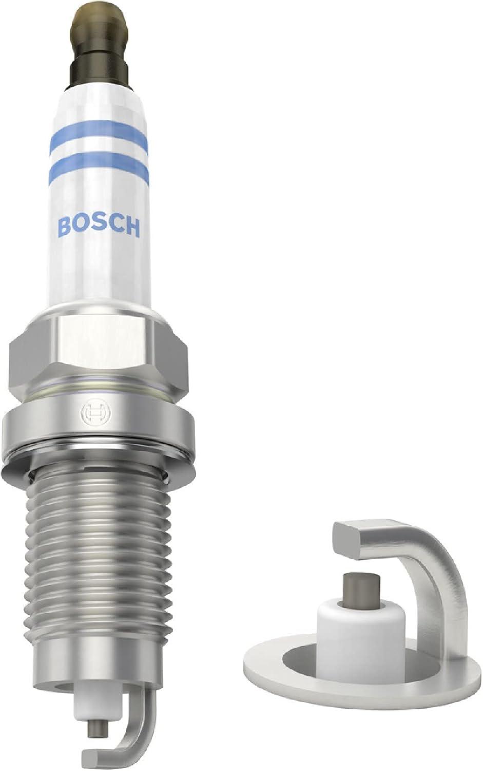 imageBOSCH FR7HE02 Copper with Nickel Spark Plug  Single1 Count Pack of 2