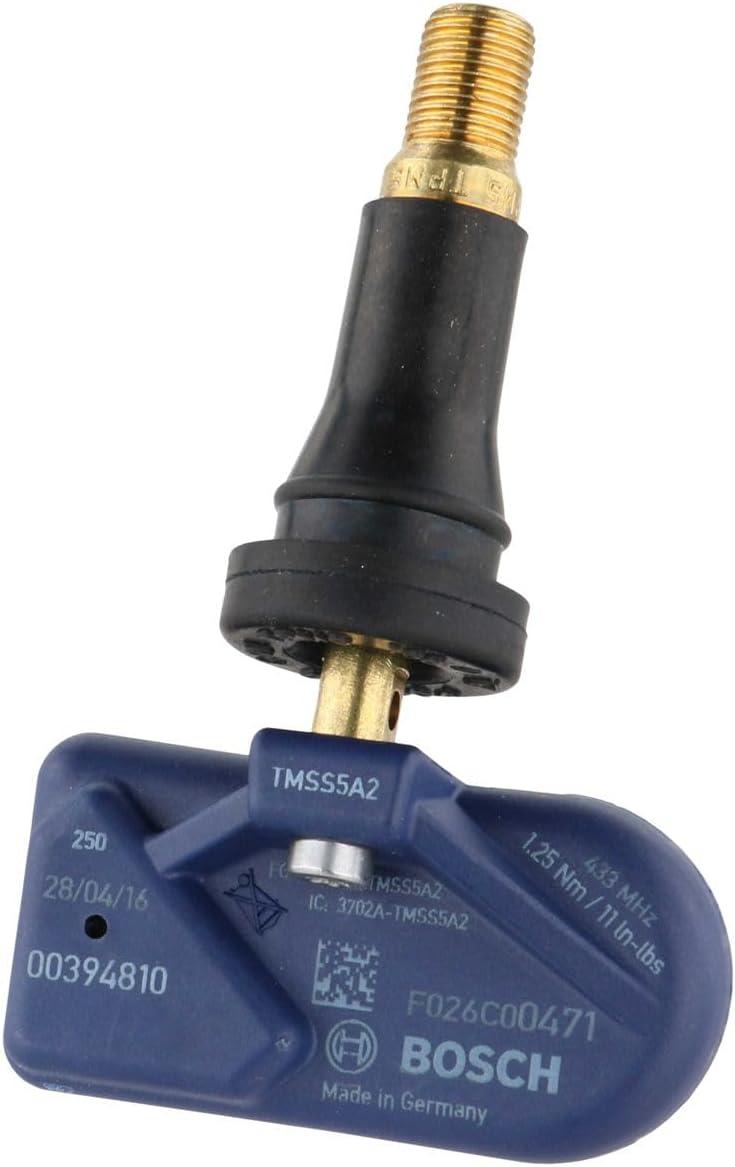 imageBOSCH QF0471 Rubber Valve Universal Tire Pressure Monitoring System Sensor TPMS  315MHz433MHz  Must be Programmed Prior to Install
