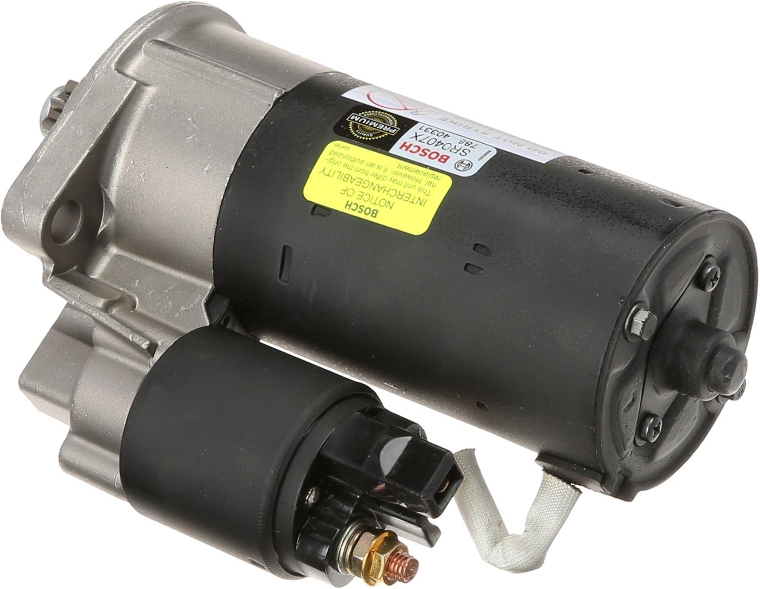 imageBOSCH SR0407X Premium 100 Remanufactured Starter  Compatible With Select Volkswagen Beetle Golf Jetta Passat