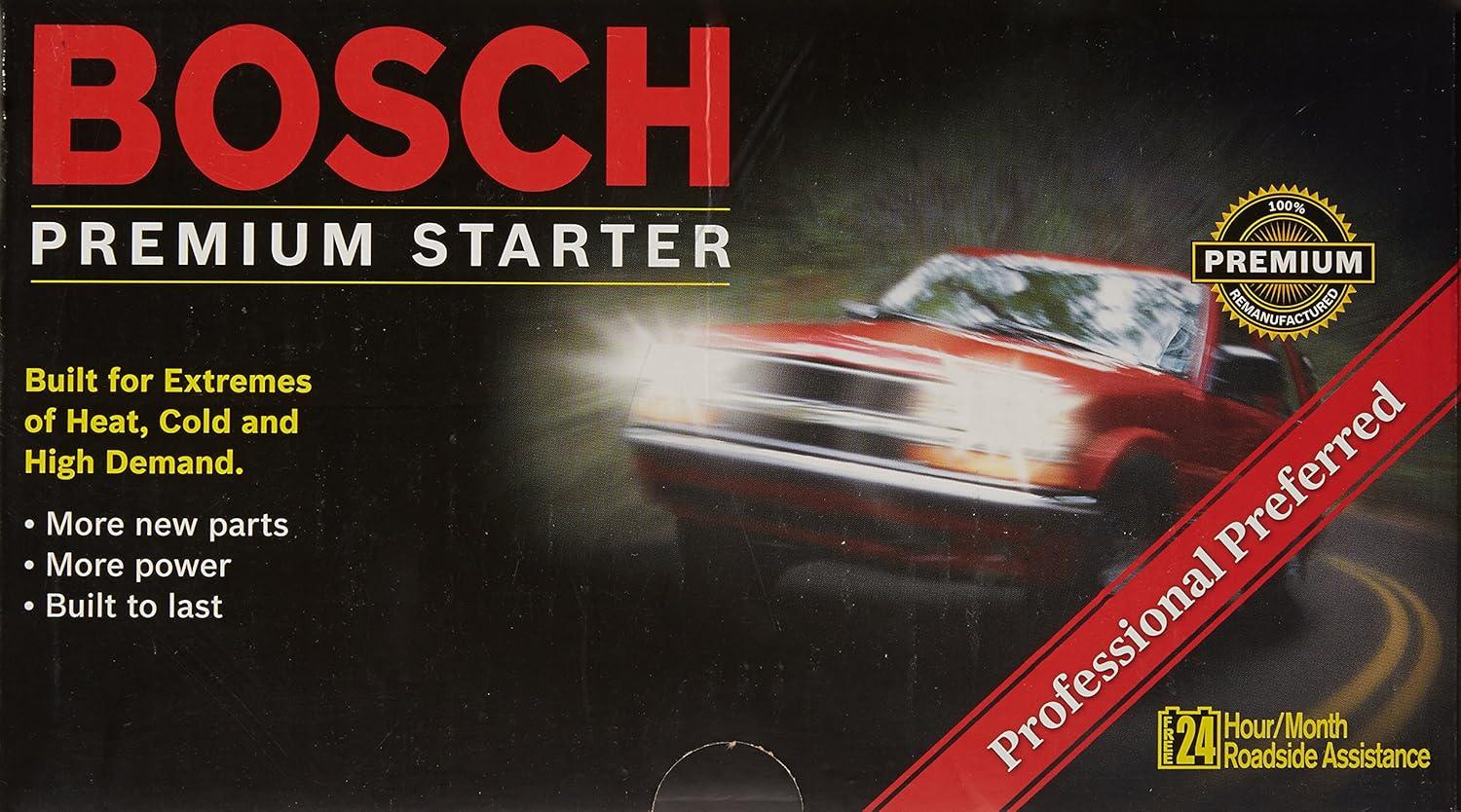 imageBOSCH SR59X Premium 100 Remanufactured Starter  Compatible With Select MercedesBenz 380SE 380SL 500SEC 500SEL 560SL