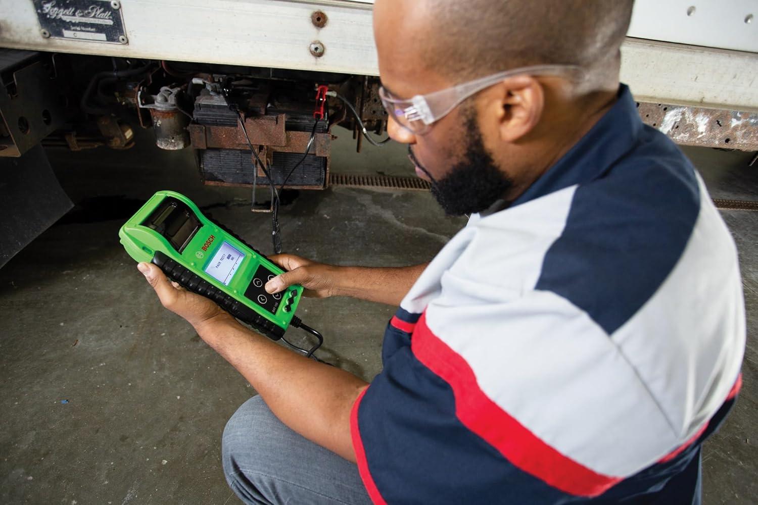 imageBosch BAT155 Heavy Duty Battery Tester with Integrated Printer  Use with 6V and 12V Batteries 12V and 24V Charging Systems