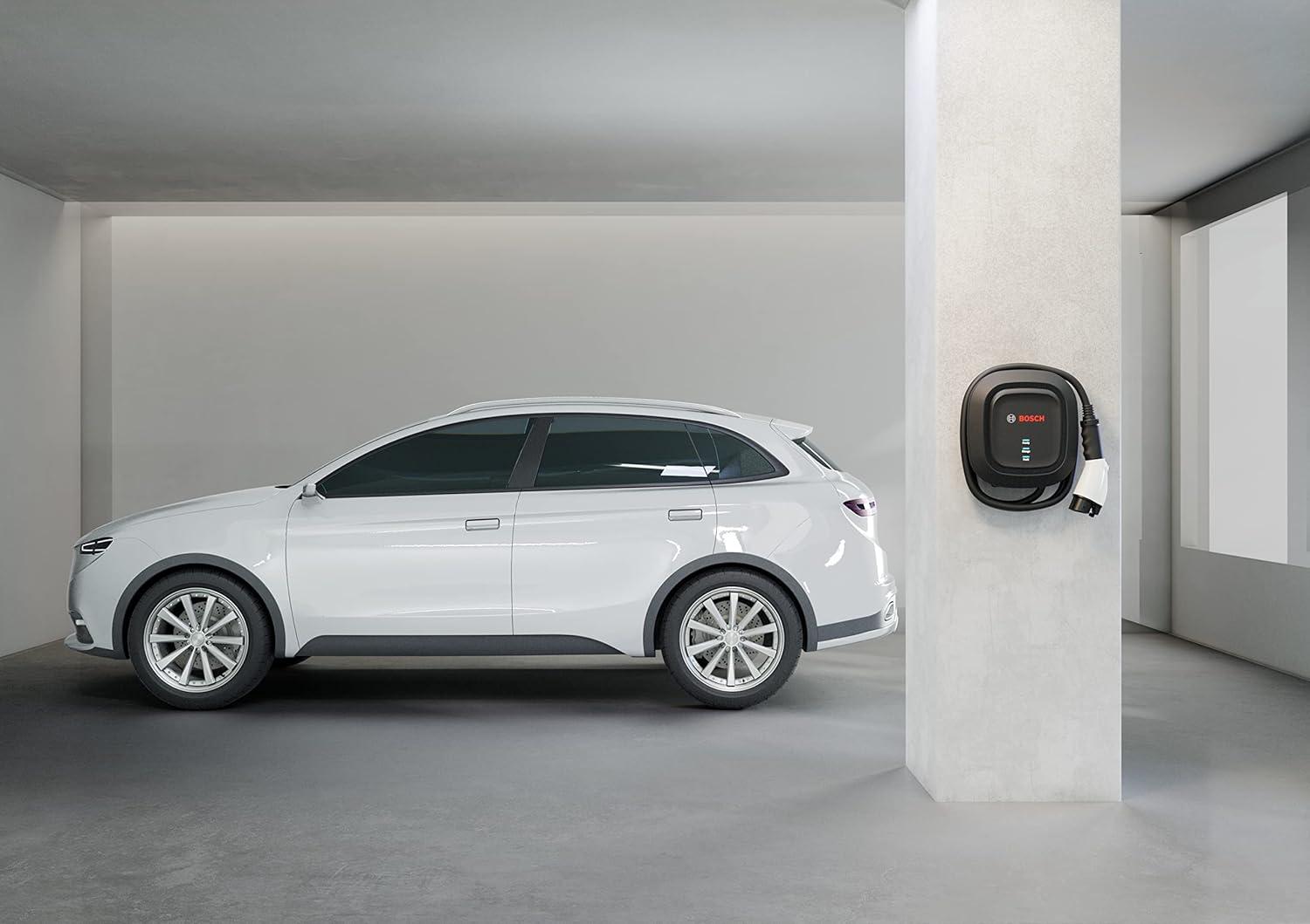 imageBosch EV300 Level 2 EV Charging Station  Convenient and Fast Home Charging for All North American EVs