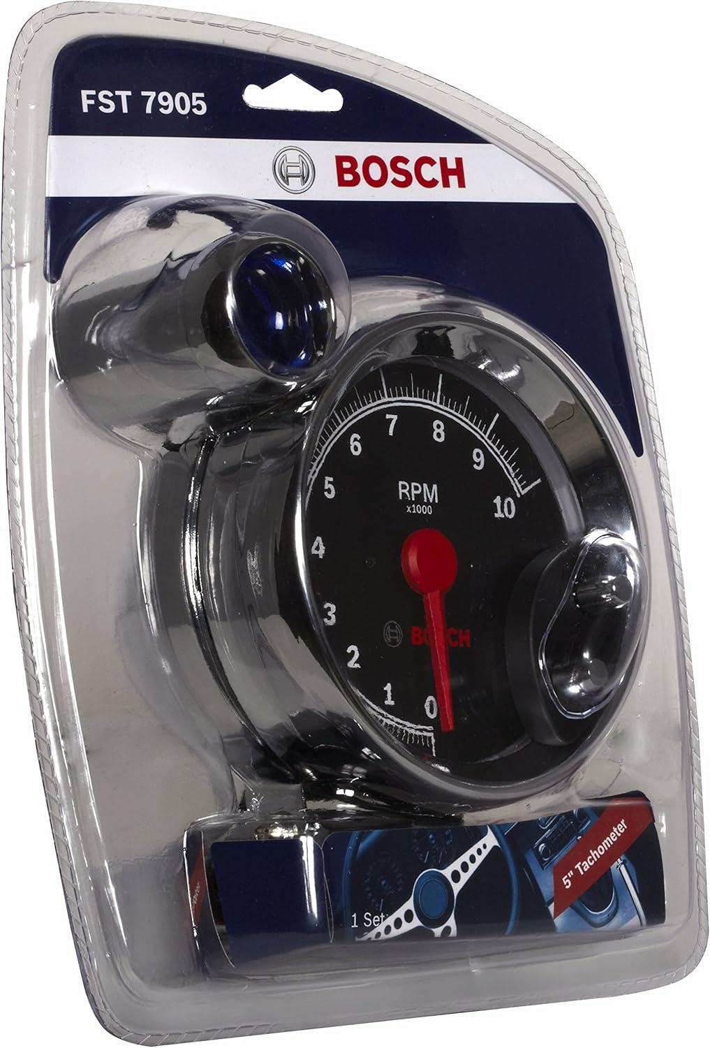 imageBosch SP0F000023 Sport III 5quot Tachometer Black Dial Face