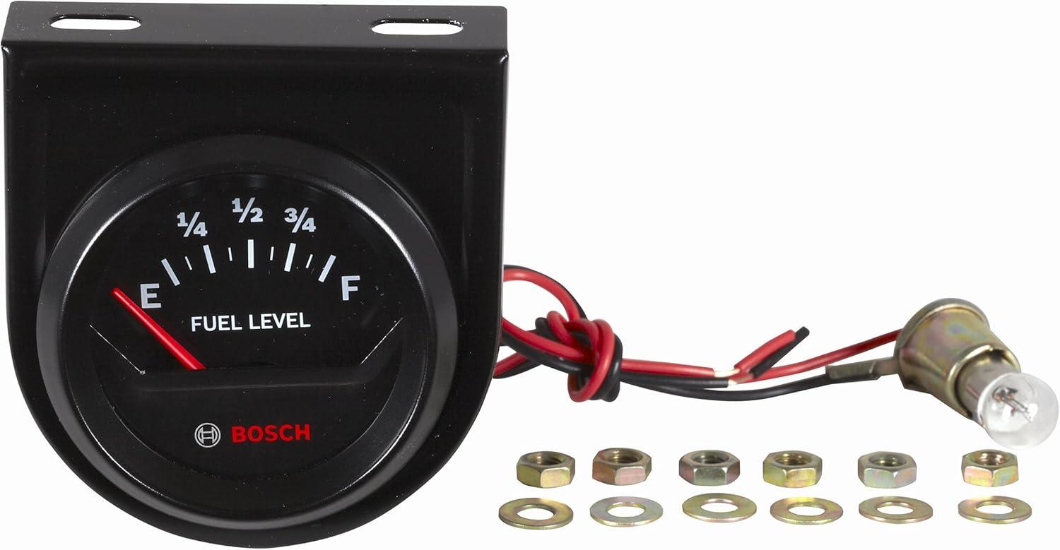imageBosch SP0F000056 Style Line 2quot Fuel Level Gauge  Electric Black Dial Face Black Bezel