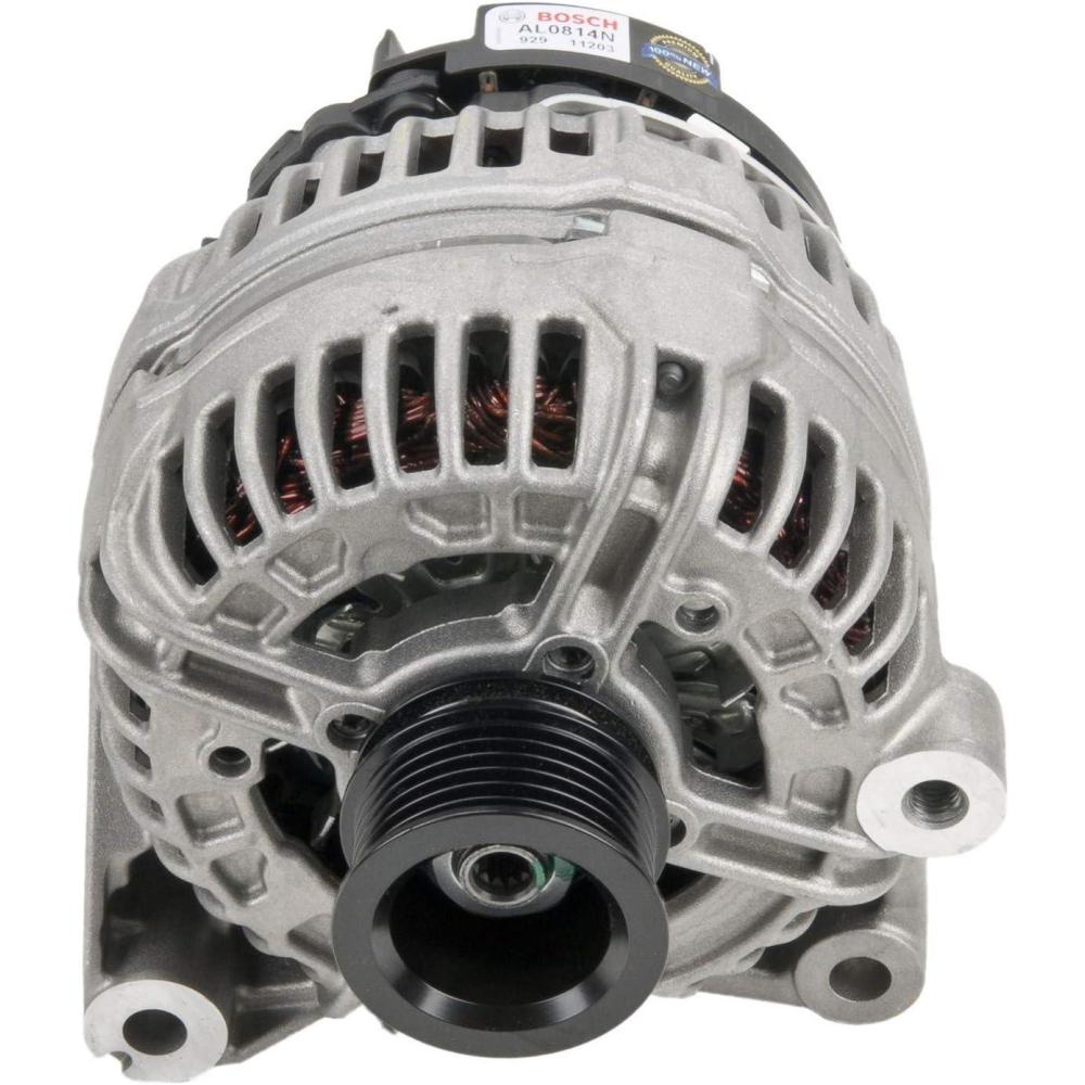 imageBOSCH AL0814N Original Equipment New Alternator  Compatible With Select BMW 325Ci 325i 325xi 330Ci 330i 330xi 525i 530i X3 150 Amp