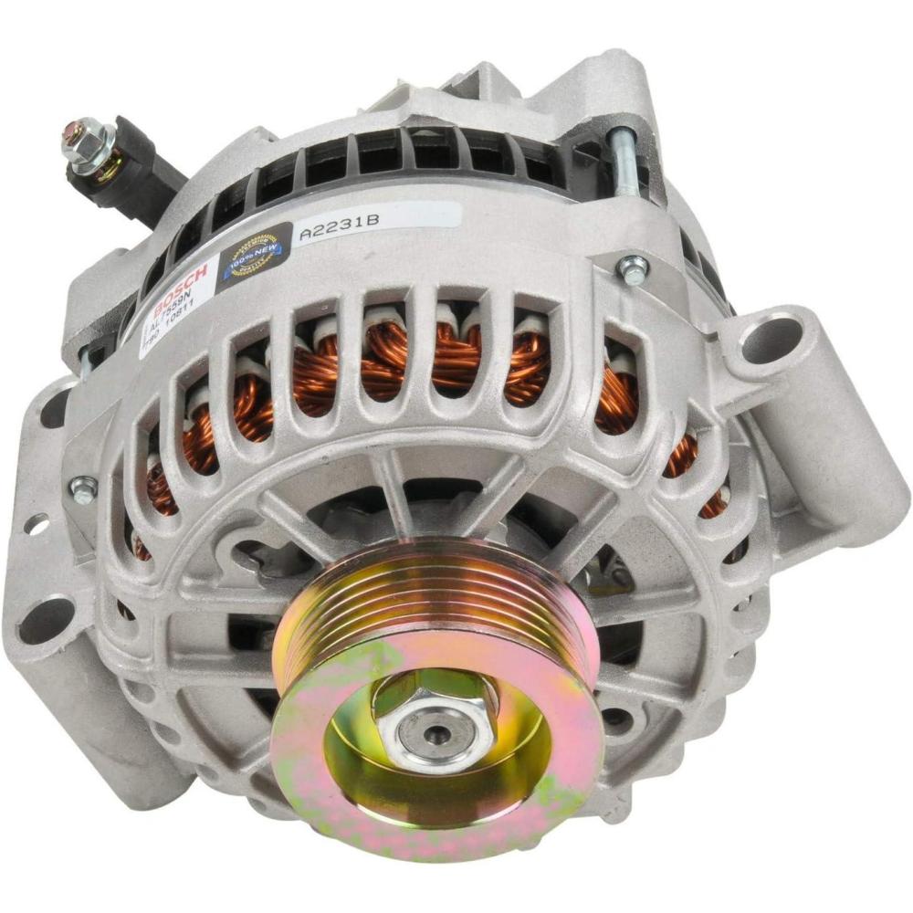 imageBOSCH AL7559N Premium 100 New Alternator  Compatible with Select Ford Windstar 135 Amp