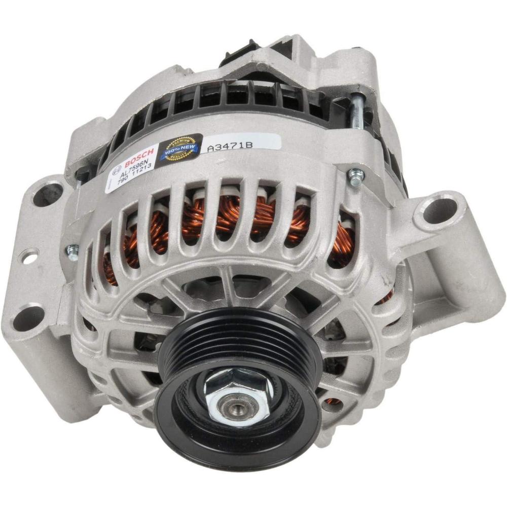 imageBOSCH AL7596N Premium 100 New Alternator  Compatible with Select Ford Escape Mazda Tribute 110 Amp