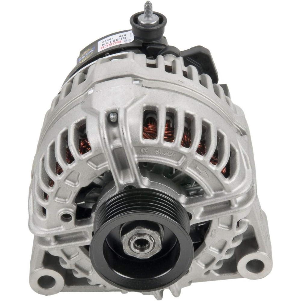 imageBOSCH AL8813N Premium 100 New Alternator  Compatible With Select Cadillac Escalade Chevrolet Avalanche Express Silverado Suburban Tahoe GMC Savana Sierra Yukon Yukon XL 125 Amp