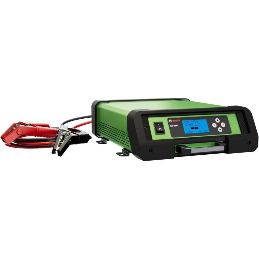 imageBOSCH BAT6120US 120 Amp Smart Battery Charger and Power Supply  Compatible with All Automotive Battery Types