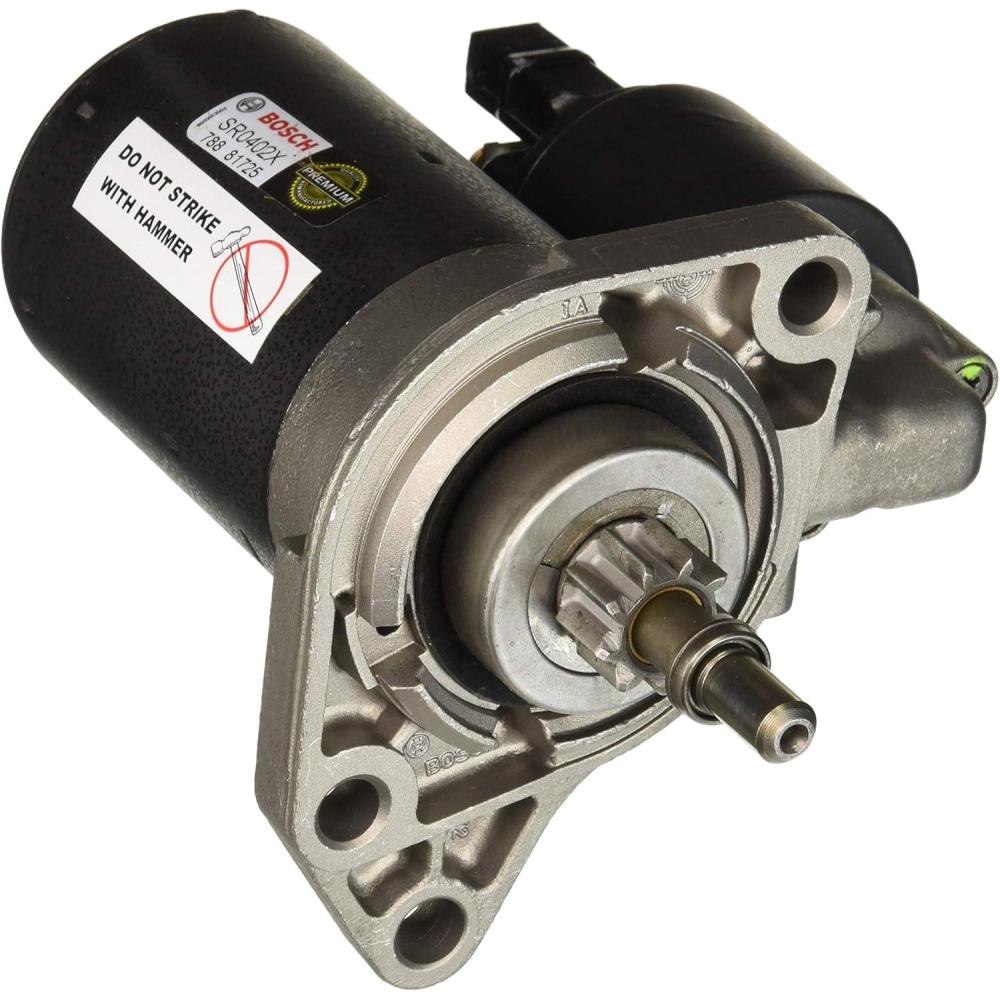imageBOSCH SR0402X Premium 100 Remanufactured Starter  Compatible With Select Volkswagen Cabrio Golf Jetta Passat