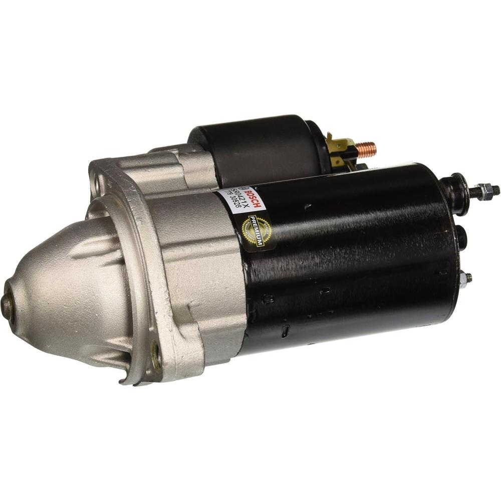 imageBOSCH SR0421X Premium 100 Remanufactured Starter  Compatible With Select Audi A4 A4 Quattro Volkswagen Passat