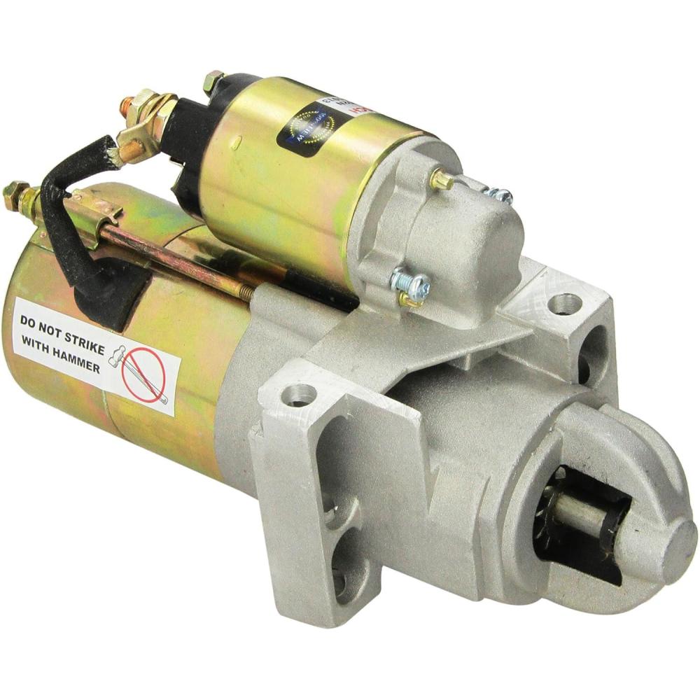 imageBOSCH SR8552N Premium New Starter  Compatible with Select Cadillac Escalade Chevrolet CK Trucks Express Silverado Suburban Tahoe GMC CK Trucks Jimmy Savana Sierra Suburban Yukon More