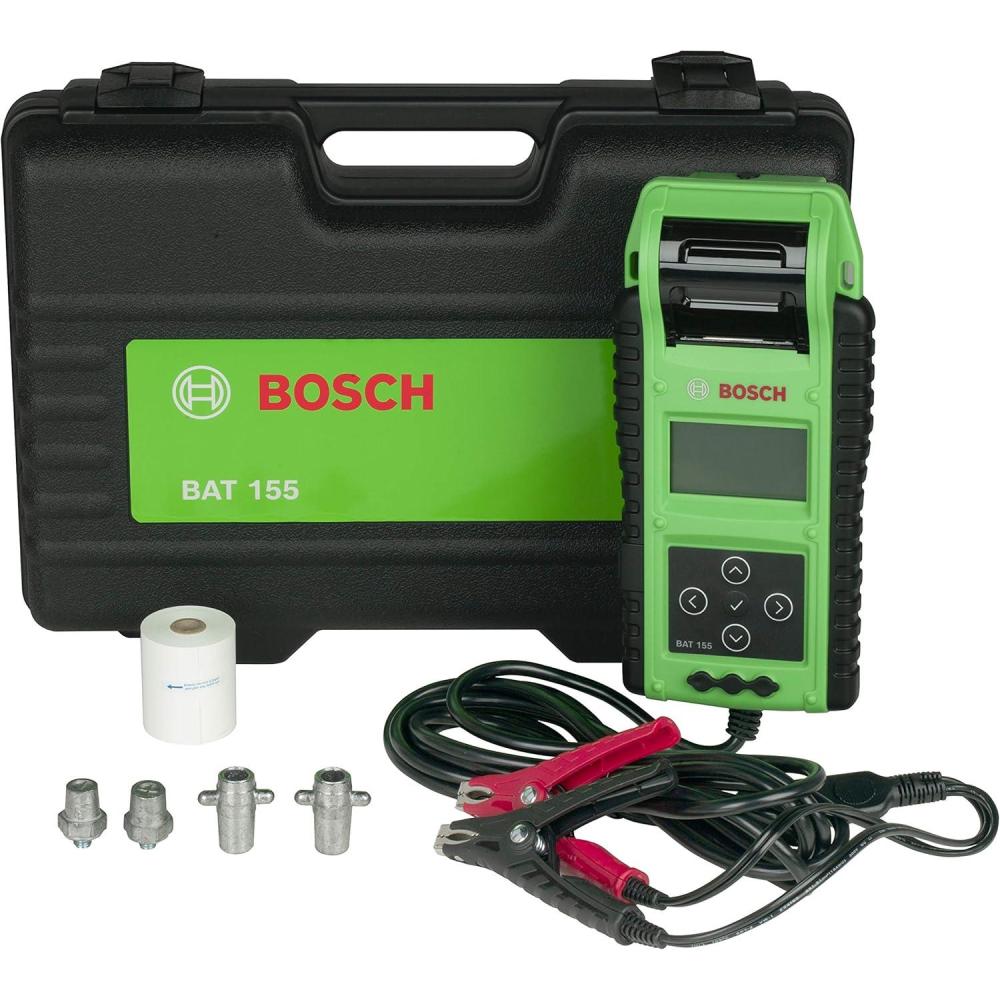 imageBosch BAT155 Heavy Duty Battery Tester with Integrated Printer  Use with 6V and 12V Batteries 12V and 24V Charging Systems