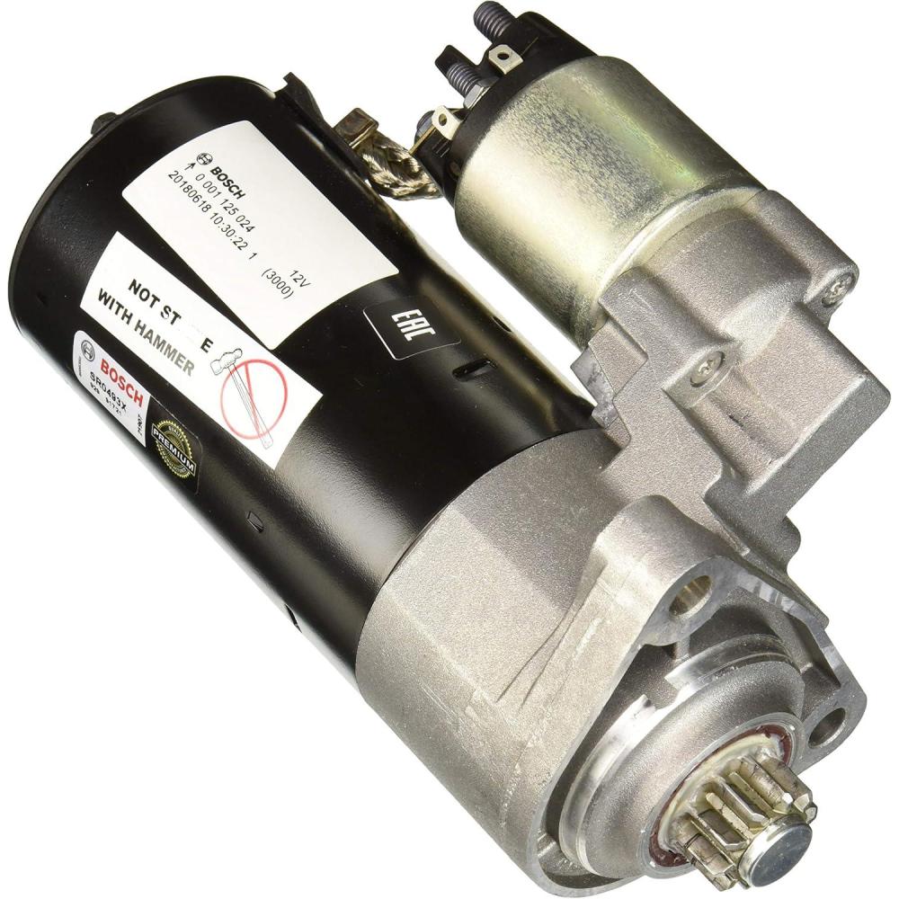 imageBosch SR0493X Premium 100 Remanufactured Starter  Compatible With Select Porsche Cayenne