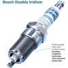 imageBOSCH 9654 OE Fine Wire Double Iridium Spark Plug  Pack of 4