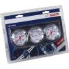 imageBosch SP0F000046 Style Line 2quot Triple Gauge Kit White Dial Face Chrome Bezel