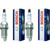 imageBOSCH FR7HE02 Copper with Nickel Spark Plug  Single1 Count Pack of 2