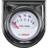 imageBosch SP0F000048 Style Line 2quot Electrical Fuel Level Gauge White Dial Face Chrome Bezel