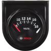 imageBosch SP0F000051 Style Line 2quot Electrical Voltmeter Gauge Black Dial Face Black Bezel