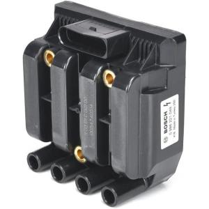 imageBOSCH 0986221049 Ignition Coil  Compatible with Select Volkswagen Beetle Golf Golf City Jetta