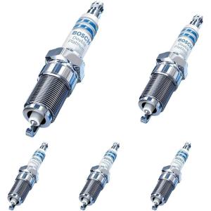 imageBOSCH 8112 OE Fine Wire Double Platinum Spark Plug  Single1 Count Pack of 5