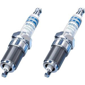 imageBOSCH 9607 OE Fine Wire Double Iridium Spark Plug  Single1 Count Pack of 2