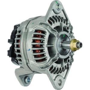 imageBOSCH AL9963SB Premium 100 New Alternator  Compatible with Select Chevrolet Ford Freightliner GMC Hino International Kenworth Mack Peterbilt Sterling Volvo Western Star White 200 Amp