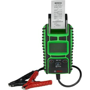 imageBosch 1699200244 Bat 135 Battery and Charging System Tester with Integrated Printer Detachable Clamps and Storage Case for 6V and 12V Batteries and 12V and 24V Charging Systems