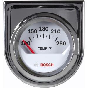 imageBosch SP0F000040 Style Line 2quot Electrical WaterOil Temperature Gauge White Dial Face Chrome Bezel