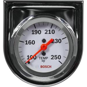 imageBosch SP0F000045 Style Line 2quot Mechanical WaterOil Temperature Gauge White Dial Face Chrome Bezel