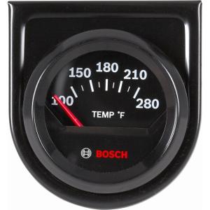 imageBosch SP0F000049 Style Line 2quot Electrical WaterOil Temperature Gauge Black Dial Face Black Bezel