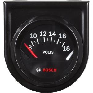 imageBosch SP0F000051 Style Line 2quot Electrical Voltmeter Gauge Black Dial Face Black Bezel