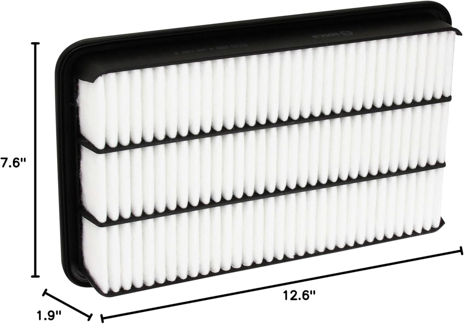 imageBOSCH 5079WS Workshop Engine Air Filter  Compatible with Select Lexus ES300 RX300 Toyota Avalon Camry Celica Sienna Solara5079WS