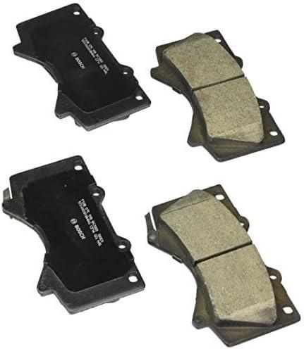 imageBOSCH BC1303 QuietCast Premium Ceramic Disc Brake Pad Set  Compatible with Select Lexus LX570 Toyota Land Cruiser Sequoia Tundra FRONT
