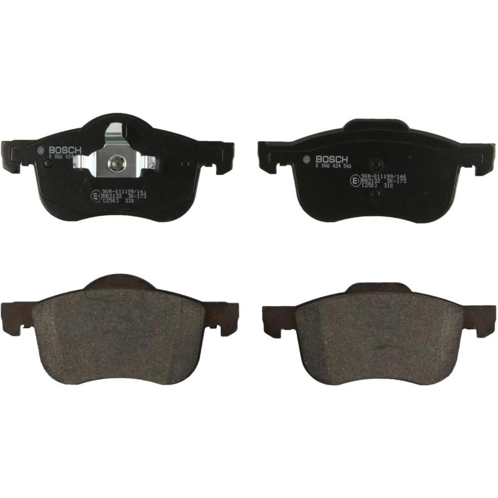 imageBOSCH 0986424540 EuroLine Disc Brake Pad Set  Compatible With Select Volvo S60 S80 V70 XC70 FRONT