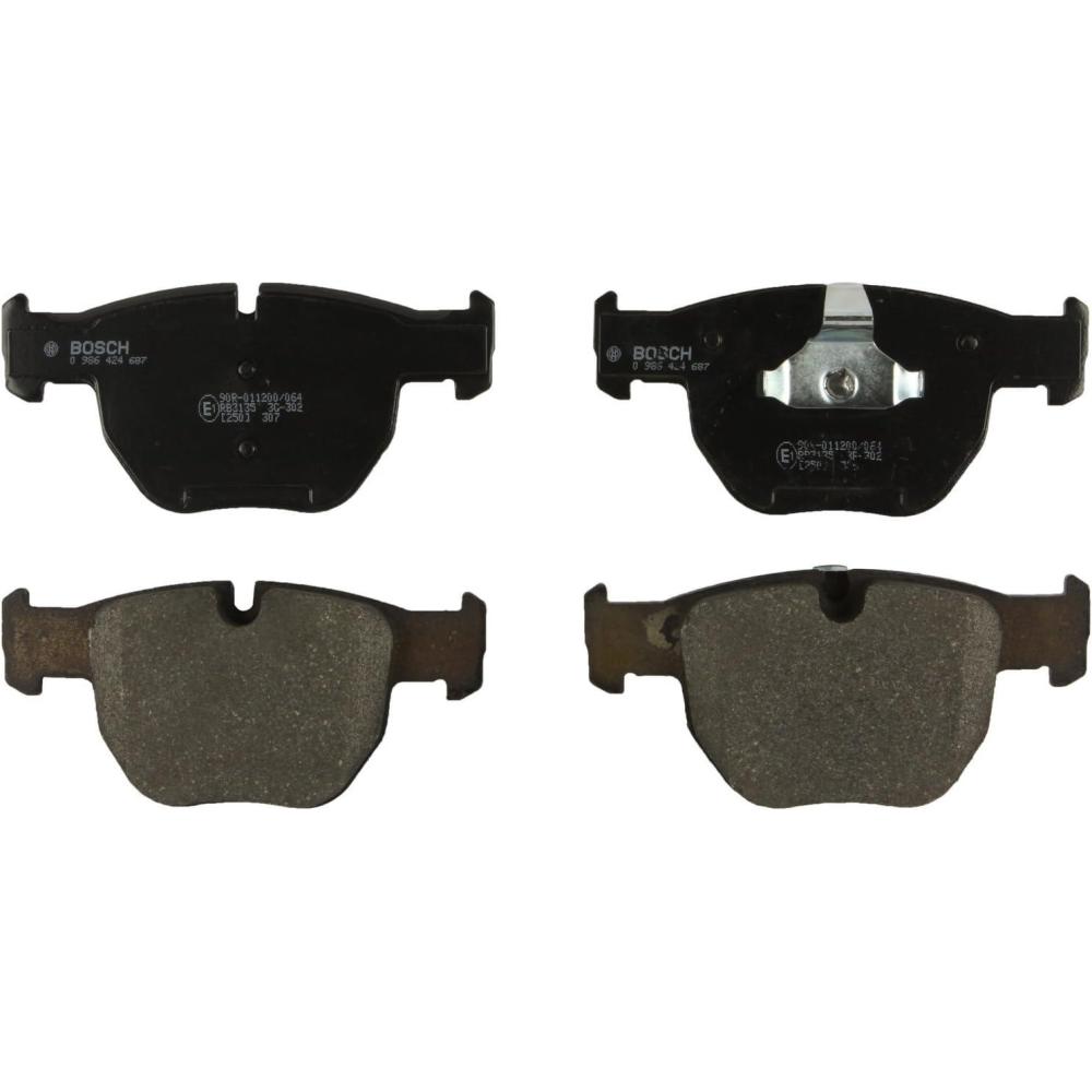 imageBOSCH 0986424687 EuroLine Disc Brake Pad Set  Compatible With Select Land Rover Range Rover FRONT