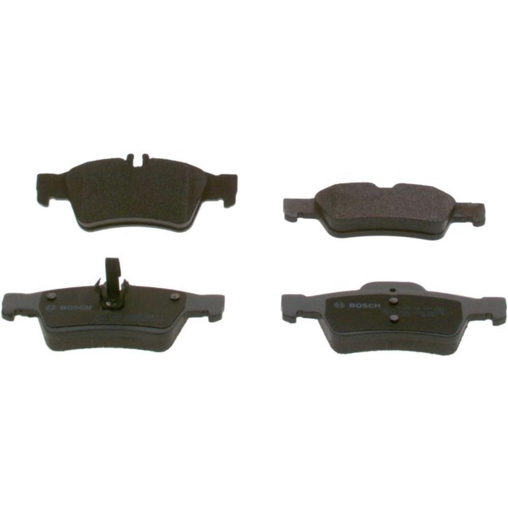 imageBOSCH 0986424699 EuroLine Disc Brake Pad Set  Compatible With Select MercedesBenz CL500550 CLS400500550 E300 E320 E350 E400 E500550 S350 S400 S430 S500 S550 SL500SL550  More REAR