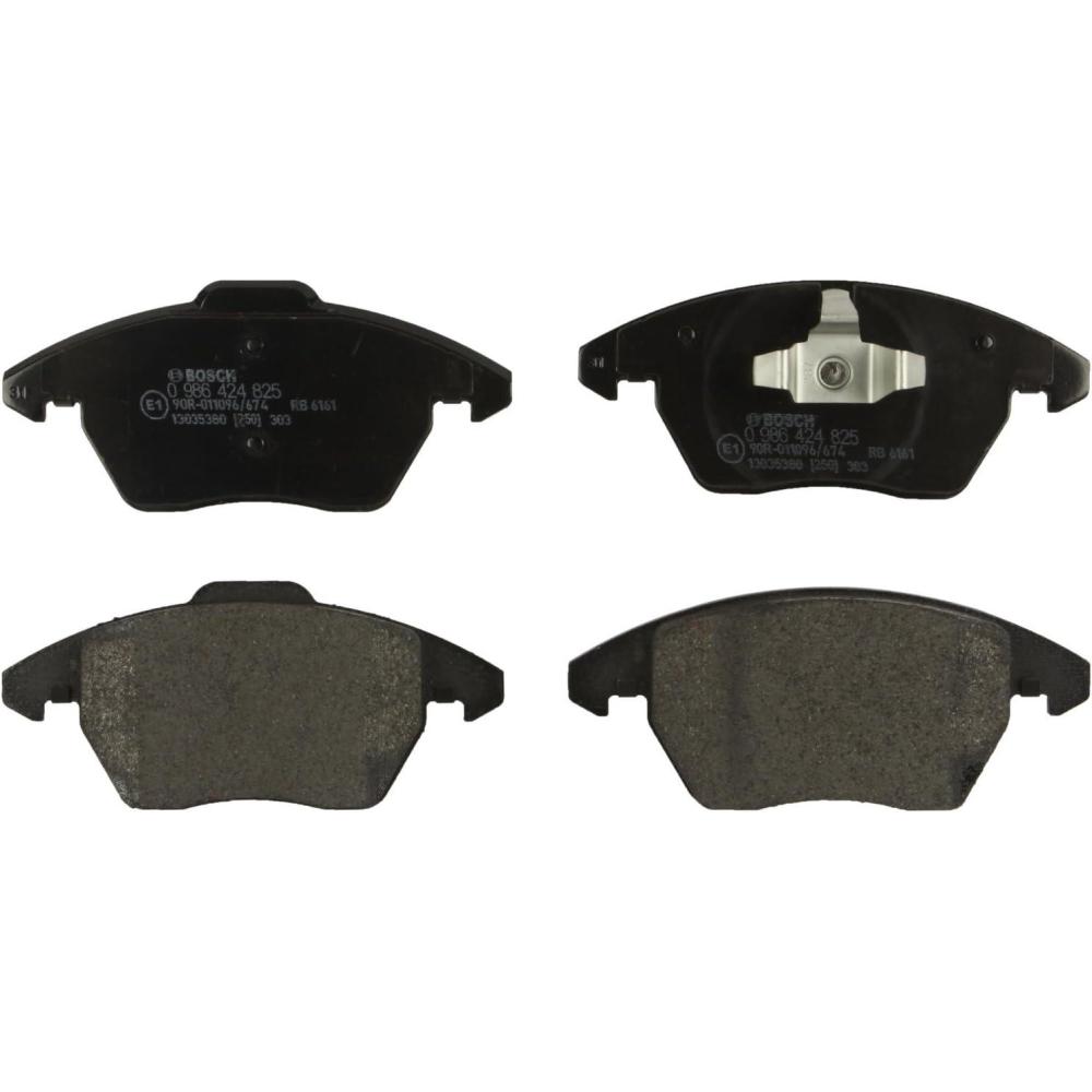 imageBOSCH 0986424825 EuroLine Disc Brake Pad Set  Compatible With Select Volkswagen Beetle Jetta FRONT