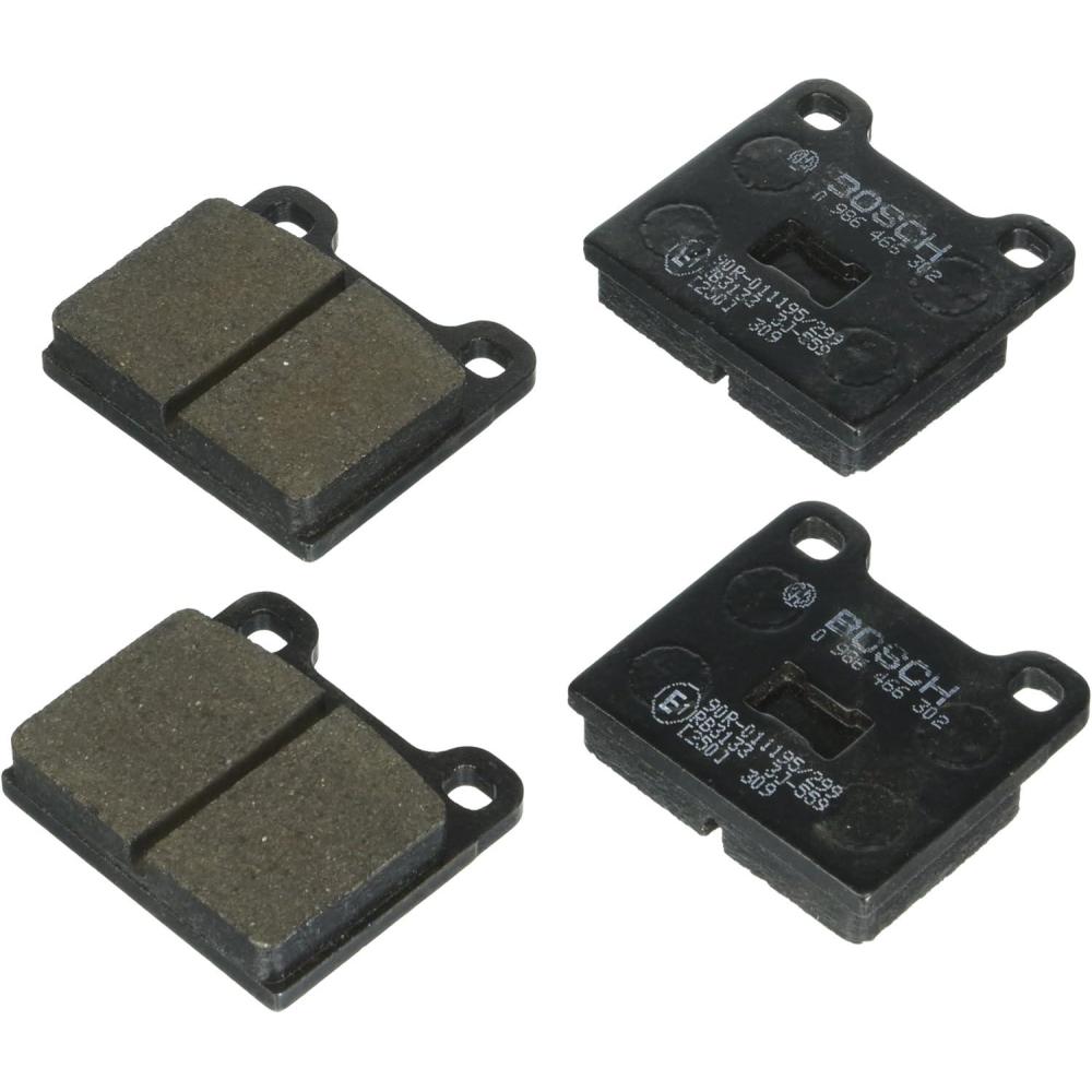 imageBOSCH 0986466302 EuroLine Disc Brake Pad Set  Compatible With Select Alfa Romeo Audi BMW Porsche Saab Volkswagen FRONT I BMW Ferrari Lamborghini Maserati Mercedes Porsche Volvo REAR